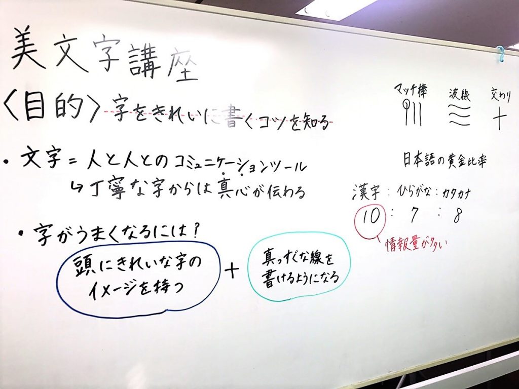 コツを知って美文字を目指そう♪【ペン字講座】