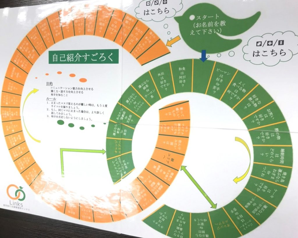 自己紹介すごろく【グループワーク】