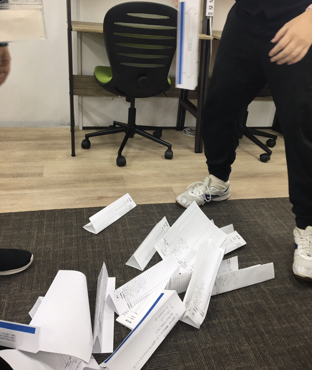 ペーパータワー失敗