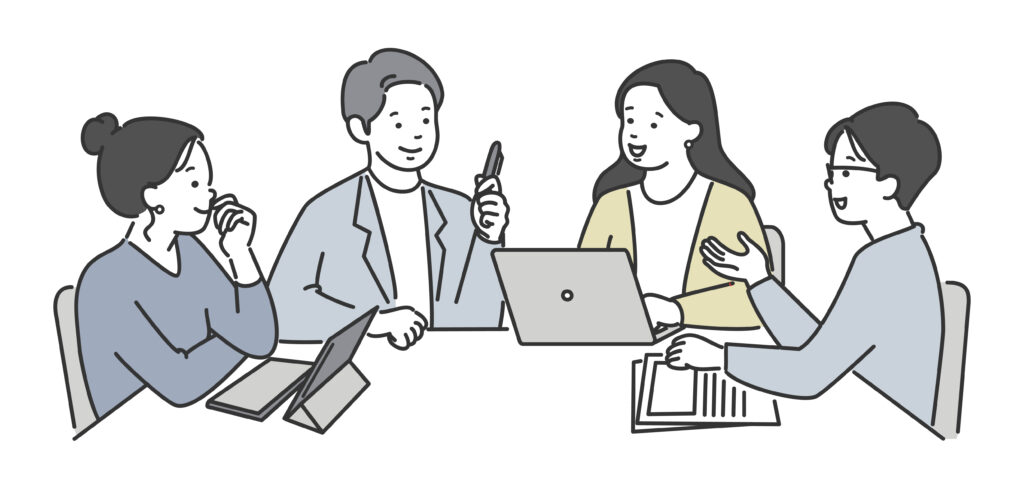 職場の人イメージイラスト